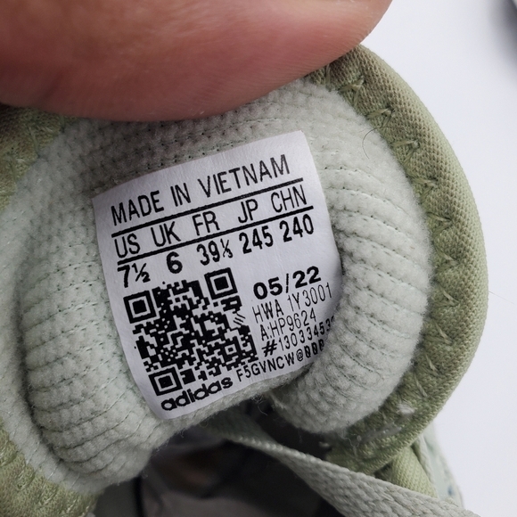 Adidas Shoes Women 7.5 Fluid Flow 3.0 Running Linen Green - Picture 6 of 12